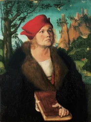 Portret van Dr. Johannes Cuspinian